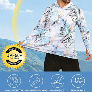 Camiseta de Pesca de Secado Rápido con Protección Solar y Diseño Moderno 2026, Camiseta de Pesca Deportiva con Estampado por Sublimación - Product Image 6