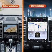 Autoradio Android 13 12,1'' avec écran Tesla, navigation GPS pour Porsche Cayenne 2012-2017, lecteur multimédia stéréo pour voiture