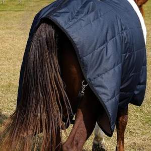Couverture de pluie pour cheval 1200 Deniers (imperméable, respirante et coupe-vent) – Couverture d'extérieur respirante pour cheval - Product Image 6