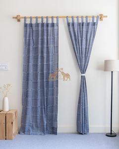 Cortinas de Algodón Estampadas al por Mayor, Cortina de Puerta para Sala de Estar, Cortinas de Verano Hechas a Mano, Ligeras y Estampadas a Rayas - Product Image 3