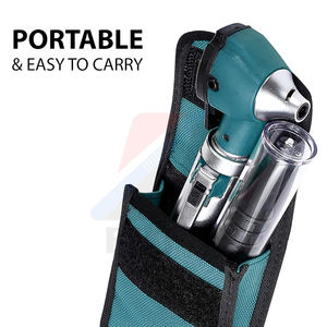 Otoscopio de Fibra Óptica Mini Rainbow de Varios Colores - Otoscopio de Bolsillo con Estuche, Set de Diagnóstico ENT con Bombilla Adicional Incluida (Verde Azulado) - Product Image 4