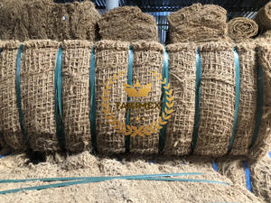 Coir net for slope to prevent landslide coir yarn 2*<b>25m</b> or customized size very high quality from Vietnam - Product Image 6