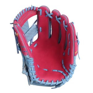 WARPRO INDUSTRY Durable <b>Red</b> Baseball Glove Blue Stitching Full Finger H-Web Design Right-Handed <b>Throw</b> 11.5 Inch Adult Players - Product Image 3