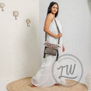 Leatherwalla Handcrafted Genuine Leather Real Hair On Leather Women's <b>Wallets</b> Vintage Style Trending - Product Image 1