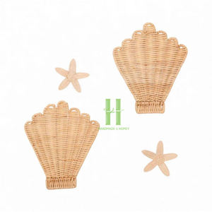 Adorno de Pared de Mimbre Natural con Forma de Girasol, Estilo Bohemio, Hecho a Mano, para Habitación Infantil, Guardería, Decoración del Hogar, Bodas, Cumpleaños, OEM - Product Image 3