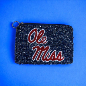Porte-monnaie unique fait main avec perles, design ethnique personnalisable. Porte-monnaie perlé fait main. Accepte la personnalisation du design. Pochette perlée. - Product Image 3