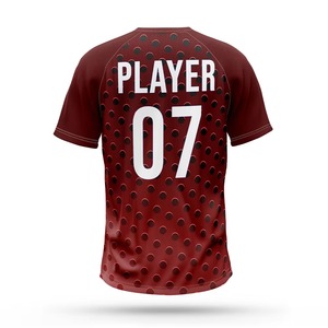 Unisex Baseball Jersey Polka Dot Print Sublimated 100% <b>Polyester</b> Short Sleeve Breathable All Seasons Adult Regular Fit - Product Image 3