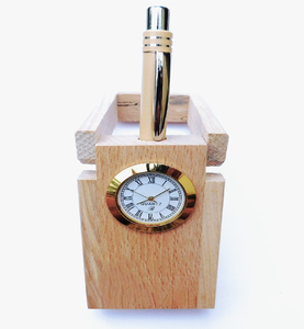 Support à stylos en bois élégant et luxueux pour l'agencement de bureau, idéal pour les cadeaux de déménagement, avec design écologique - Product Image 6