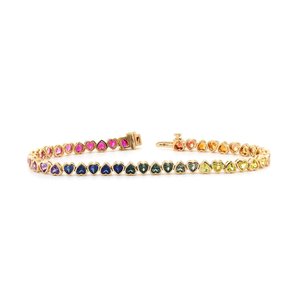 Bracelet chaîne élégant pour femme en moissanite et diamant, argent sterling 925, bijou de luxe tendance, cadeau - Product Image 1