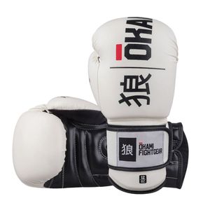 Guantes de boxeo MMA de alta calidad, los mejores guantes de boxeo para kickboxing y muay thai, con correa ancha, de cuero PU, en tallas 10oz, 12oz, 14oz, 16oz - Product Image 1