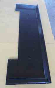 แผงข้างเตียง FD P/U รุ่น 53-56 RH (1.6 มม.) (มีช่องเก็บของ) (สำหรับรถกระบะแบบ Shortbed) (เหล็ก) (สีดำ PTD) - Product Image 2