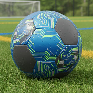 Ballons de football d'entraînement fabriqués en usine pour les fabricants de matériel sportif, impression de logo personnalisée, ballon de football pakistanais taille 5 - Product Image 4