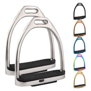 Estribos de caballo antiguos con logotipo personalizado, equipo equino, estribos de Seguridad en inglés para mayor comodidad, accesorios ligeros de acero inoxidable - Product Image 3