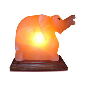 Lámpara de Sal del Himalaya en Forma de Elefante Hecha a Mano, Artesanía Natural de Pakistán, Estilo Animal, Tamaño Personalizado para el Hogar - Product Image 4