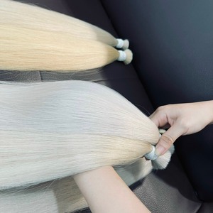 Extensiones de cabello humano vietnamita de alta calidad, recto Natural a granel, súper sedoso, sin enredos, precio al por mayor - Product Image 3