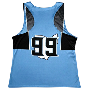 Maillots de lacrosse par sublimation pour jeunes filles, élégants et imprimés, ensemble de vêtements de sport en gros - Product Image 5