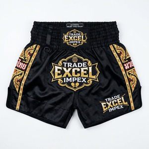 Trade Excel Impex - Pantalones Cortos de Muay Thai y MMA Transpirables con Frente Sólido Personalizables, Ecológicos y de Secado Rápido para Unisex - Product Image 2