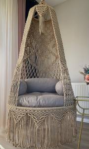 Boho Hammock <b>Chair</b>, Macrame <b>Swing</b> <b>Chair</b>, Hanging <b>Chair</b> for Indoor & Outdoor, Handmade - Product Image 2