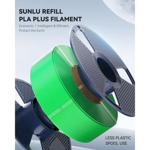 Matte <b>PLA</b> 1.75mm 4KG 3D Printer Filament Refill No-Spool Black Matte <b>PLA</b> with Reusable Spools Plastic Filament for 3D Printers - Product Image 5