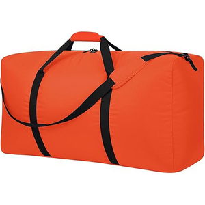 Large Capacity Gym Duffle <b>Bag</b> Lightweight Nylon With Lockable Zippers Sports - Product Image 2