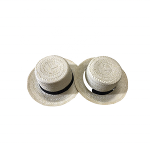 หมวกฟางธรรมชาติคุณภาพสูงจากเวียดนามพร้อมโลโก้แบรนด์/หมวกคาวบอยฟางสีดำแบบคลาสสิกสำหรับปาร์ตี้สบายๆทุกวันหมวกของขวัญ - Product Image 5