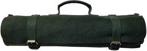 Premium Leather Knife <b>Roll</b> Chef Knife Travel Case Culinary <b>Tool</b> Storage Organizer Durable <b>Bag</b> LKR-0315 - Product Image 2