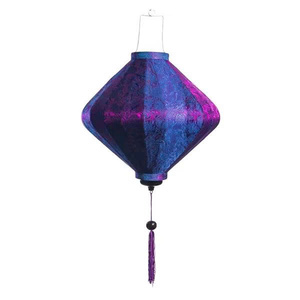 Linternas de seda al por mayor de Vietnam, linternas de seda con marco de bambú, linternas de seda decorativas para decoración de fiestas en el jardín - Product Image 5