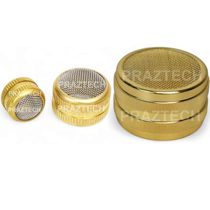 Panier de nettoyage à ultrasons avec cadre en laiton et support en maille d'acier inoxydable pour bijoux, pièces de montres et petits composants - Lot de 3 - Product Image 1