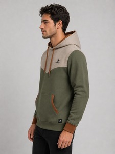 Classic Men <b>Oversized</b> Winter <b>Hoodie</b> with 100% Cotton Washed Fabric Durable <b>Stitching</b> Modern Streetwear Inspired Design - Product Image 3