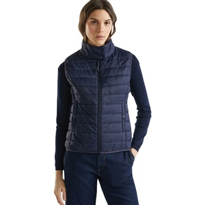 Chaquetas sin mangas para mujer, estilo urbano, cuello con cremallera completa, cálidas para invierno, cómodas, gran venta, precio de fábrica al por mayor - Product Image 1