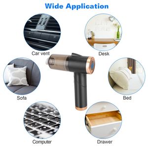 Aspirapolvere Portatile Senza Fili 3 in 1 con Luce LED, 120W 9000PA, Pieghevole e Ricaricabile per Auto e Casa - Product Image 6