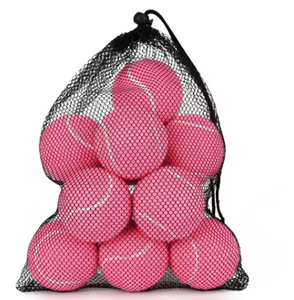 Colorful Tennis <b>Balls</b> Set in Mesh Bag Portable for Entertainment Practice - Product Image 5
