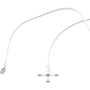 Luci a Tubo LED T5 T8 da 1,5 Metri con Cavo Connettore a Doppia Estremità e Prolunga Integrata, Lampada da Officina/Garage per Casa o Ufficio - Product Image 4