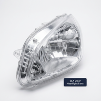 Service d'impression 3D professionnel SLA, prototype de lentille de phare transparente