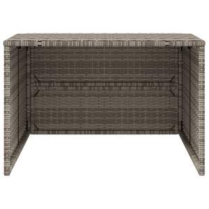 Robot falciatrice Garage in 33.9 grigio "x 35.4" x 20.5 "/22.4" capannone in Rattan - Product Image 5
