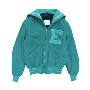 Custom Logo Wool Chenille Embroidery <b>Baseball</b> Letterman <b>Jackets</b> <b>Men</b> Vintage Blank Wool Varsity <b>Jacket</b> - Product Image 5