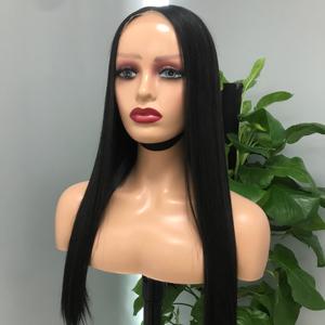 Super Silky Bone Straight Color Chocolate Tamaño largo Peluca con malla frontal Extensiones de cabello crudo vietnamita 100% Cutícula alineada - Product Image 5