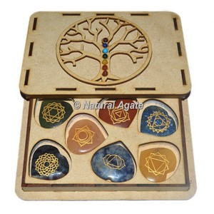 กล่องของขวัญพระพุทธรูปพร้อมหินจักระ - Product Image 5
