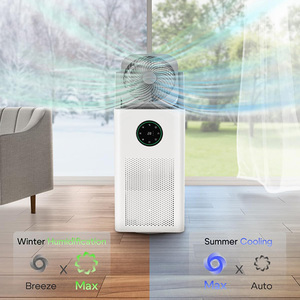 AVICHE Nouveau <span class=keywords><strong>Purificateur</strong></span> <span class=keywords><strong>d</strong></span>'<span class=keywords><strong>Air</strong></span> Humidificateur 2 en 1 à Base <span class=keywords><strong>d</strong></span>'Eau HEPA Lavable pour Maison Bureau avec Ventilateur en Promotion - Product Image 4