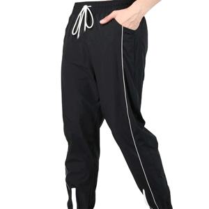 Pantalon de survêtement évasé décontracté pour homme en toile légère, respirante et écologique, avec impression graphique personnalisée effet délavé à l'acide léger, vente en gros - Product Image 5