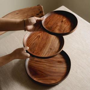 Plateau de service en bois fait main – Grand plateau rustique pour thé et café, idéal pour la cuisine et la décoration intérieure - Product Image 6