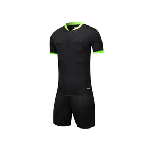 Ensemble d'uniformes d'arbitre de football professionnels personnalisés en gros, séchage rapide, respirant, kit d'arbitre de football, vêtements de sport pour hommes - Product Image 4