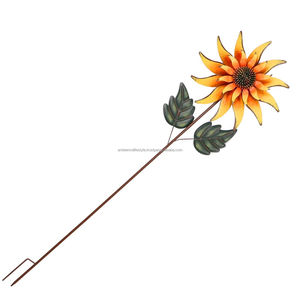 Estacas Decorativas de Metal para Jardín, Soporte para Plantas de Césped, Diseño de Flores en Hierro Resistente a la Oxidación, Decoración de Paisajismo - Product Image 3