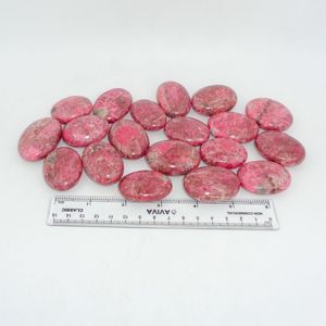 Piedra de Palma Ovalada Pulida Natural de Tulita Rosa, Cristal Curativo para Reiki, Meditación, Feng Shui, Decoración del Hogar, Venta al por Mayor - Product Image 2