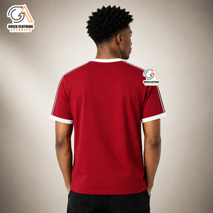 Camiseta Formal Negra de Manga Corta AAMU |   Camiseta de Cuello Redondo, Corte Regular, 100% Algodón Jersey, 300g, Logotipo Frontal, Antiarrugas, Ecológica - Product Image 2