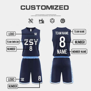 Ensemble d'équipement de basketball personnalisé pour hommes et femmes, idéal pour les matchs universitaires et les ligues, léger et respirant - Product Image 2