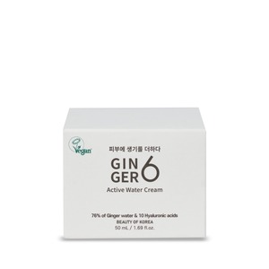 Crème hydratante active coréenne K-Beauty fabriquée en Corée, anti-âge, peptide, niacinamide, crème hydratante pour la peau, eau de gingembre - Product Image 3