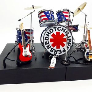 Guitarra y Batería en Miniatura de la Famosa Banda RHCP |   Caja Exclusiva Gratuita para Figuras de Acción - Product Image 5