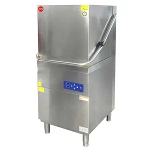 JTS mesin cuci piring elektrik, jenis tudung otomatis komersial digital efisien energi, pemasok mesin cuci piring