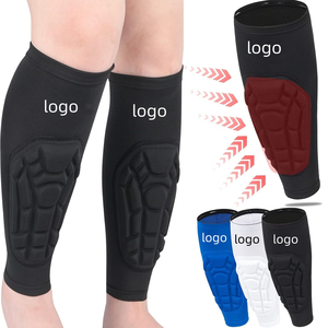 Protège-tibias de football en EVA rembourrés pour enfants et adultes, avec manchons de compression pour mollets, pour le soutien des périostites tibiales au football - Product Image 5
